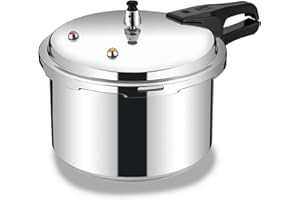 Aluminum Alloy Pressure Cooker,Explosion Proof Pressure Canner, Large Capacity Pressure Cooker Pot Compatible with Gas & Indu