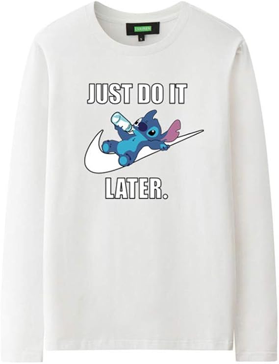 Amazon Disney Lilo And Stitch Stitch スティッチ メンズ レディース ロングスリーブ Tシャツ 長袖 シャツ Tシャツ カットソー 通販