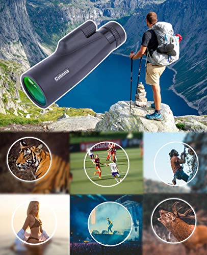 10-30x50 Monocular Telescope, high Definition and Waterproof-BAK4 Prism Suitable for Outdoor Travel, Hunting, Bird Watching, with Smart Phone Holder Set and Camera Remote Control