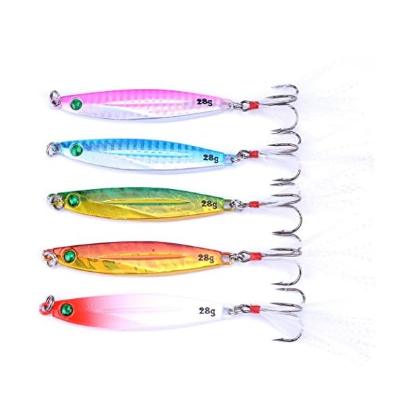 Aorace-5pcslot-fishing-metal-lure-Lead-Fish-hook-with-feather-Crankbaits-Bass-7g10g14g17g21g28g