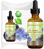 ORGANIC BLACK CUMIN SEED OIL - Nigella sativa. 100% Pure / Natural / Virgin / Undiluted. For Skin, Hair, Lip and Nail Care .1 Fl.oz.- 30 ml