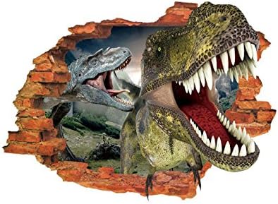 Generic Home Decor Children's Bedroom Wall Decor 3D Dinosaur Poster