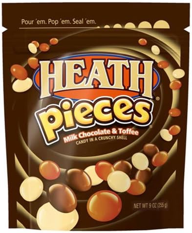 Hershey's, Heath Pieces, 9oz Bag (Pack of 4)