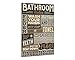 Bathroom Rules Wood Sign - Vintage or Kids Decor - Thick Plaque