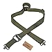 Lixada Military Tactical Safety Two Points Outdoor Belt QD Series Sling Adjustable Strap ArmyGreen