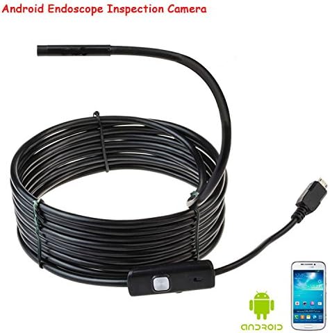 Catchnew® Android Smartphone Usb Endoscope Inspection Camera 7Mm Diameter Ultra Slim 6 Leds Hd Ip67 Waterproof Snake Borescope Mini Usb Inspection Camera 5M 6.5Ft