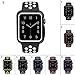 KOBWA For Apple Watch Case With Band 38mm/42mm, Soft Silicone Shock-proof and Shatter-resistant Protective Case With Strap For Apple IWatch Sport Nike Edition Watch Series 1 2 3