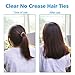 10Pcs Clear Spiral Hair Ties No Crease Elastic Ponytail Holders Phone Cord Traceless Hair Ties for Women Thick Hair by Accmor On Sale