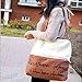 Women girl Bag, Gillberry Canvas Handbag Backpack Rucksack School Shoulder Bag (Beige)