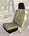 PetSafe Happy Ride Waterproof Bucket Seat Cover for Dogs and Pets - Fits Cars, Trucks and SUVs - Waterproof Area Protection - Tan