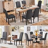 Yaheetech Set of 2 Dining Chairs Classic Parson Style with Solid Wood Legs view 9