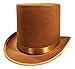 Nicky Bigs Novelties Deluxe Top Hat Costume, Men & Women, Party Hats for Adults, Magician Top Hat Halloween Costume, One Size