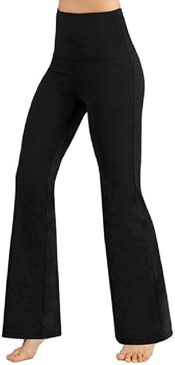 OQQ Damen Flared Leggings - Hohe Taille Yoga Hose