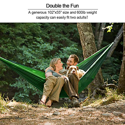 Uplift Double Camping Hammock,Portable Lightweight Heavy Duty Parachute
