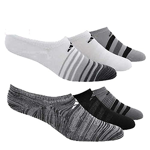 Adidas womens superlite 6 pair climate socks (black/gre…