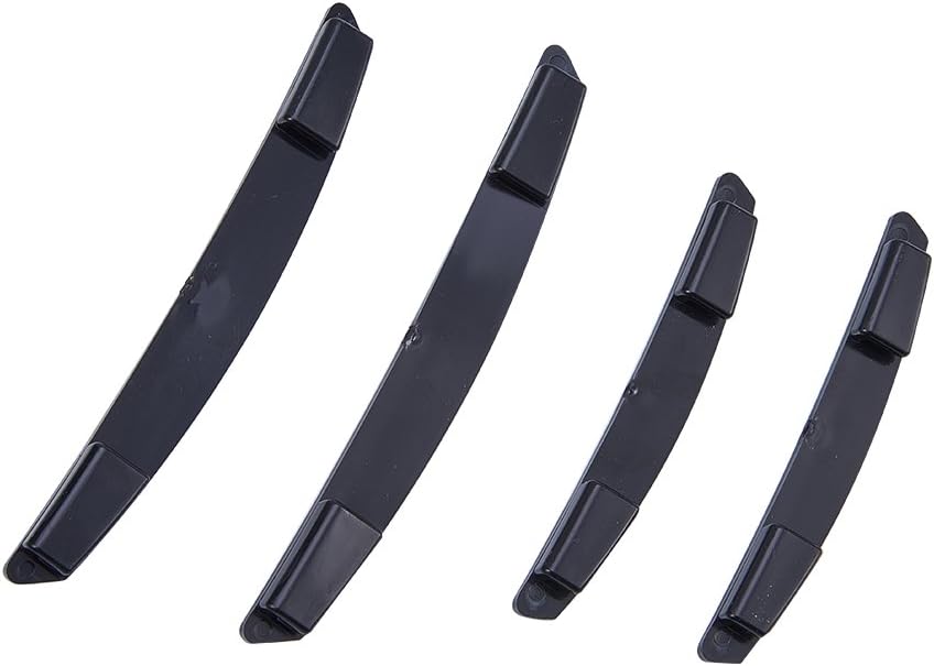ATMOMO Black Car Door Protector Bumper Guard Car Door Edge Strip Sticker Guard Auto Protector Molding Strip Trim