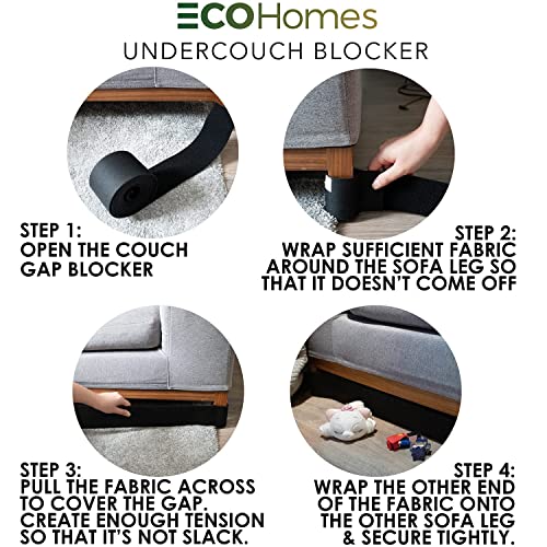 ECOHomes Under Couch Guards Toy Blocker Barrier for Under Sofa, Bed
