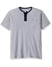 Lucky Brand Henley - Camiseta de manga corta para niño