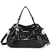 Color Scissor Women's Glitter Casual Style Tassel Shoulder Handbags Top-Handle Bags Girl Purse Black-1