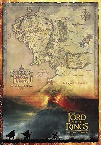 Amazon De Herr Der Ringe Poster Die Zwei Turme Mittelerde 68cm X 98cm