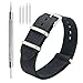 CIVO Watch Strap 4/8 Packs - 16mm 18mm 20mm 22mm 24mm Premium Ballistic Nylon Watch Bands Zulu Style for Men Women