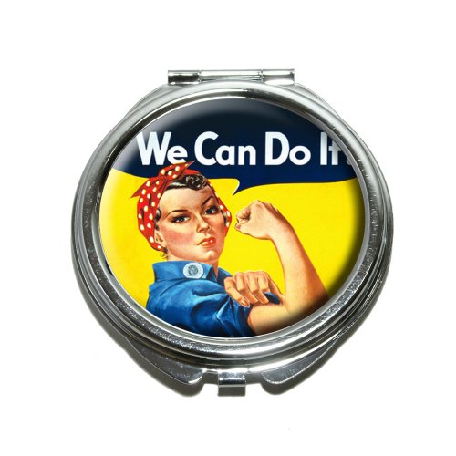 Rosie The Riveter - War Poster Compact Purse Mirror