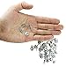 TKOnline 200Pcs Wholesale Bulk Smooth Tibetan Silver Pewter Charms Mixed Pendants DIY for Necklace Bracelet Jewelry Making and Crafting Pendants for Jewelry Making,Bulk Charms for Jewelry Making