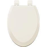 PROFLO PFTSWEC2000 Elongated Closed-Front Toilet Seat with Quick Release and Lid - Biscuit