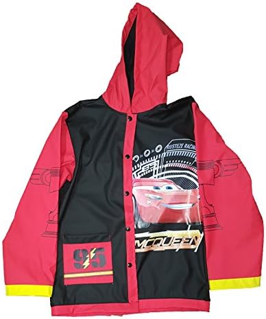 Boys Cars Lightning McQueen Raincoat Slicker - M/L