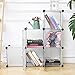 C&AHOME Cube Storage Organizer with Doors, 6-Cube Closet Cabinet, DIY Plastic Modular Bookshelf, Ideal for Bedroom, Living Room, Office, 36.6
