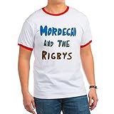 CafePress - Mordecai And The Rigbys T-Shirt - Ringer T-Shirt, 100% Cotton Ringed T-Shirt, Vintage Shirt