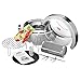 Hometech Patented 1200W 13L Spaceship Air Fryer Deep Fryer (Healthy No Fat Oil-Free, 6 One-touch Cooking Options, Far Infrared 3D Heating Technology for Kitchen Cooker), White