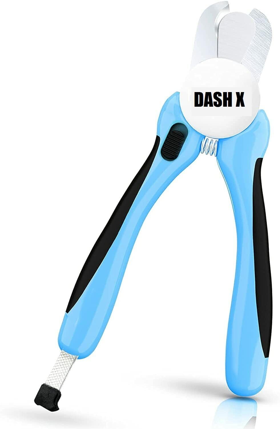 DASH X Dog & Cat Pets Nail Clippers and Trimmers - with Safety Guard to Avoid Over Cutting, Free Nail File, Razor Sharp Blade - for Large and Small Animals. (LARGE)