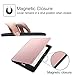Fintie Case for Kindle Voyage - [The Thinnest and Lightest] Protective PU Leather Slim Shell Cover with Auto Sleep/Wake for Amazon Kindle Voyage (2014), Rose Gold