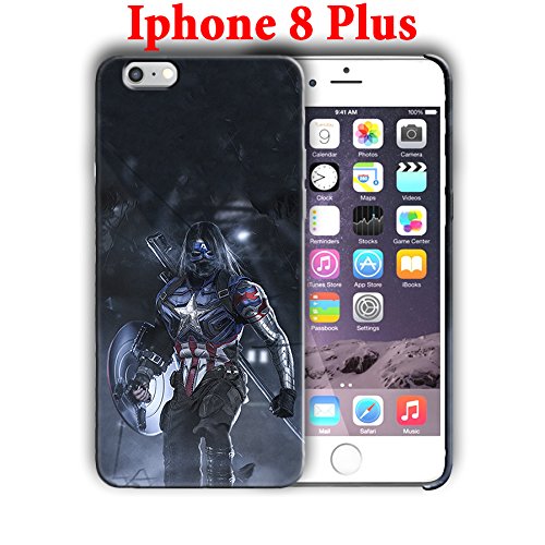 Superhero design for Iphone 8 Plus 5.5in Hard Case Cover (winter6)
