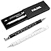 Multitool Pen [2 Pack] Stylus Pen 9-in-1 Combo Pen [Functions as Touchscreen Stylus, Ballpoint Pen, 4