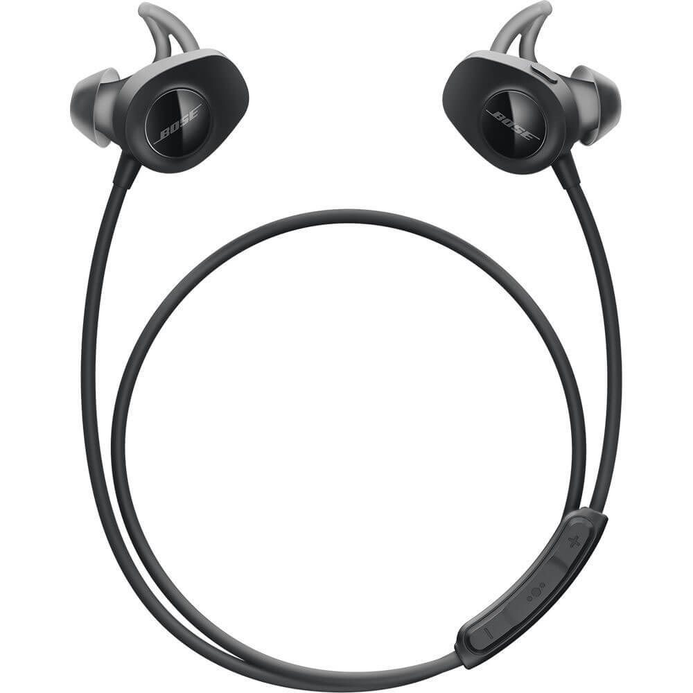 Photo 1 of Bose SoundSport, Wireless Earbuds, (Sweatproof Bluetooth Headphones for Running and Sports), Black