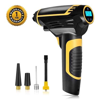 Hand Air Pump For Car Tires, Automatic Cordless Tire Inflator Portable Hand Held Cordless Tire Inflator Portable Air Compressor Vehicle Mounted, Hand Air Pump For Car Tires
