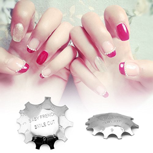 Rolabling 11 sizes edge trimmer nail art manicure nail …