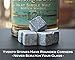 Best Whiskey Stones Gift Set with Magnetic Closure - Unique Present Box - Soapstone Chilling Rocks and Velvet Bag to Cool Bourbon with No Ice - 9 Reusable Cubes - Are Your Dad, Husband, Scotch Lovers?