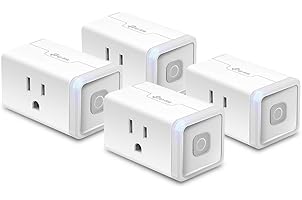 Kasa Smart Plug HS103P4, Smart Home Wi-Fi Outlet Works with Alexa, Echo, Google Home & IFTTT, No Hub Required, Remote Control