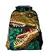 OrrinSports Felt Fabric School Backpack Bags 3D Animal Print Cute Hiking Daypacks Dinosaur-16