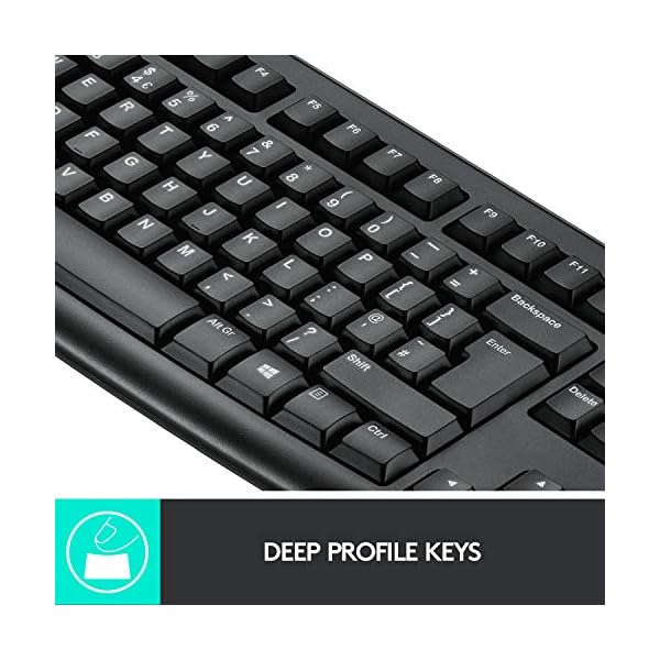 Logitech-MK270-Wireless-Keyboard-and-Mouse-Combo-for-Windows-24-GHz-Wireless-Compact-Wireless-Mouse-8-Multimedia-Shortcut-Keys-2-Year-Battery-Life-PCLaptop-QWERTY-UK-Layout-Black Logitech MK270 Wireless Keyboard and Mouse Combo for Windows, 2.4 GHz Wireless, Compact Mouse, 8 Multimedia and Shortcut…