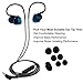 Rovking In Ear Sweatproof Noise Isolating Universal Wired Sport Headphones with Remote, Mic and Volume Control, Blue