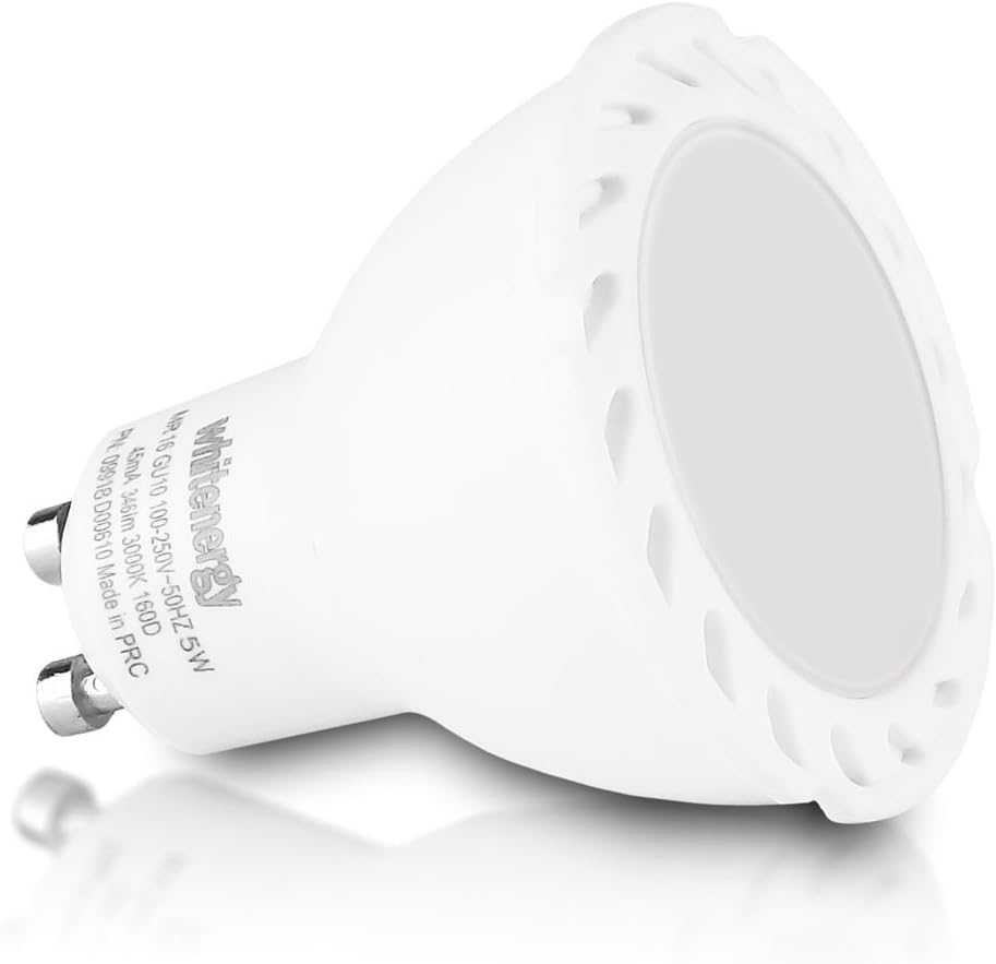 Whitenergy LED Bulb | 6x SMD 2835 LED | MR16 | GU10 | 5W| 100-250V | White Warm (09918)
