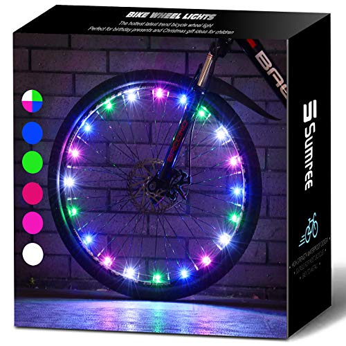 Sumree Bike Lights with Batteries Included, LED Bike Wheel Lights