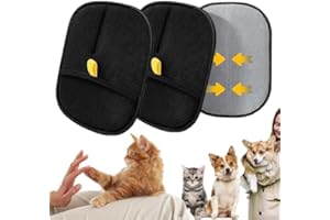 Pet Hair Remover Glove, 2025 New Pet Hair Remover Glove, Reusable Gloves Pets Hairs Removal For Clothing/Couch/Carpet (2PCS)