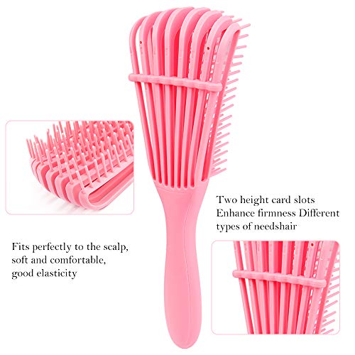 Detangling Brush for Curly Hair, WHAVEL 3 Pack Detangler Hair Brushes