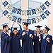 2023 Graduation Banner No DIY Required Graduation Decorations Party Supplies, Grad Banner for Class of 2023 Graduation Party Decorations College, High School Party (Blue Gold)