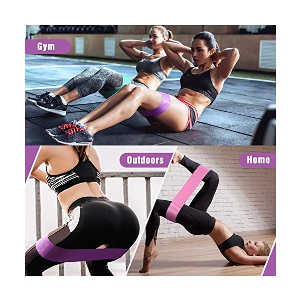 FITFORT-Resistance-Bands-Set-MenWomen-3-Packs-Exercise-Bands-for-Legs-Butt-Non-Slip-Workout-Bands-Booty-Bands-With-3-Resistance-Levels-Ideal-for-SquatsGlute-BridgeLungesPilates-and-Yoga FITFORT Resistance Bands Set Men/Women (3 Packs), Exercise Bands for Legs & Butt, Non-Slip Workout Bands Booty Bands With 3 Resistance Levels, Ideal for Squats/Glute Bridge/Lunges/Pilates and Yoga